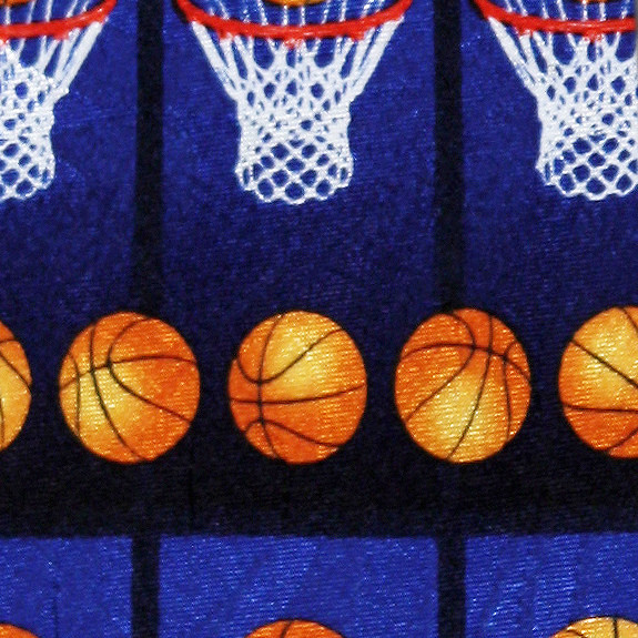 1936-100: Basketball Panels Tie Black Basket Ball Neckties by Steven Harris