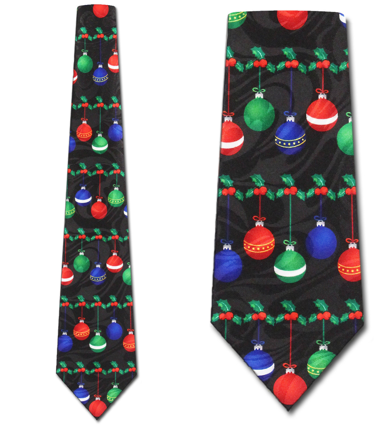 1940-100: Christmas Ornaments Ties Holiday Neckties by Steven Harris