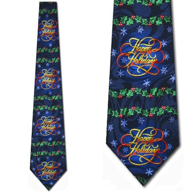 1985-102: Holiday Snow Ties Mistletoe Neckties by Steven Harris
