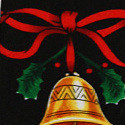 1986-100: Christmas Bells Ties Holiday Neckties by Steven Harris