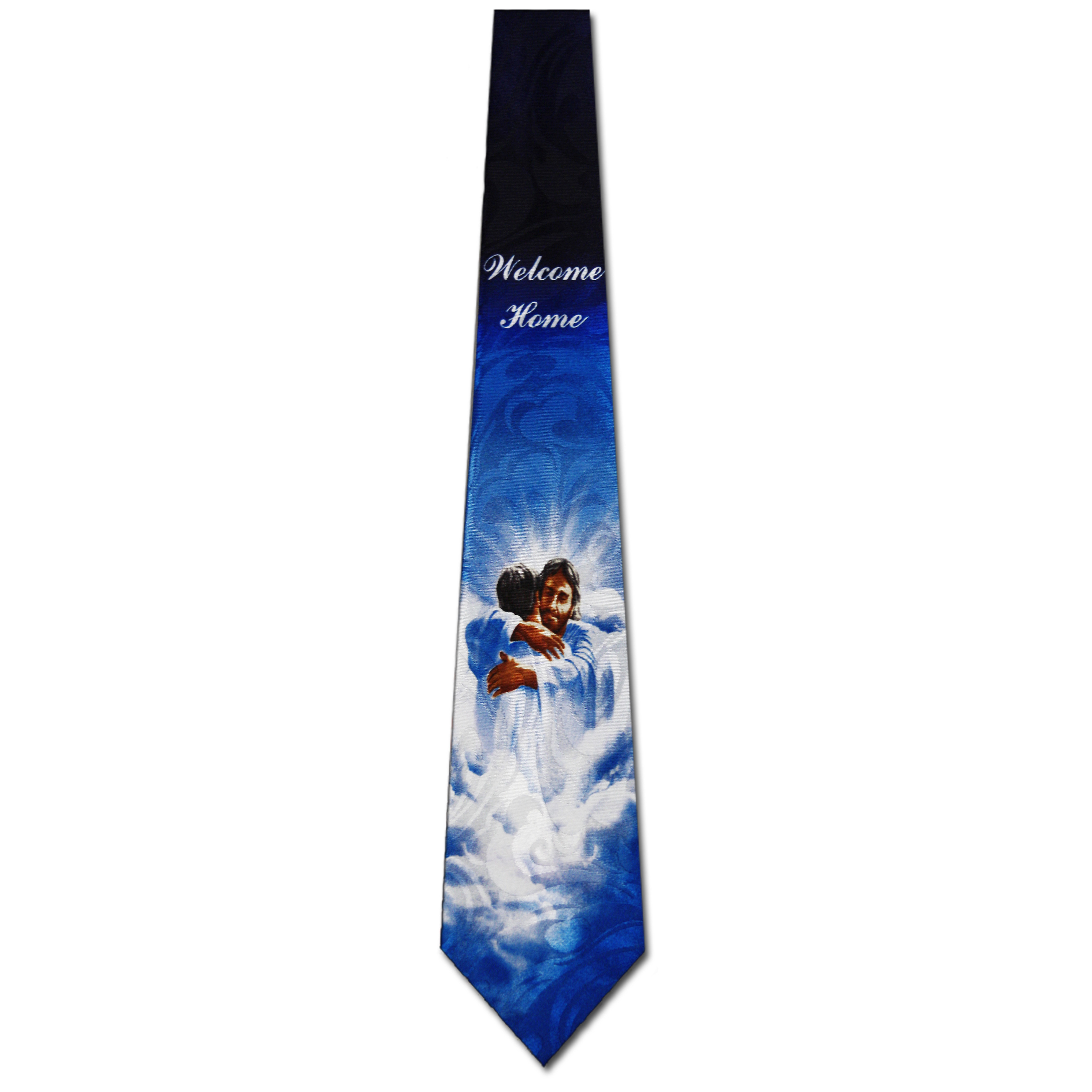 1993-100: Welcome Home Ties Heaven Necktie by Steven Harris at Abcties.com