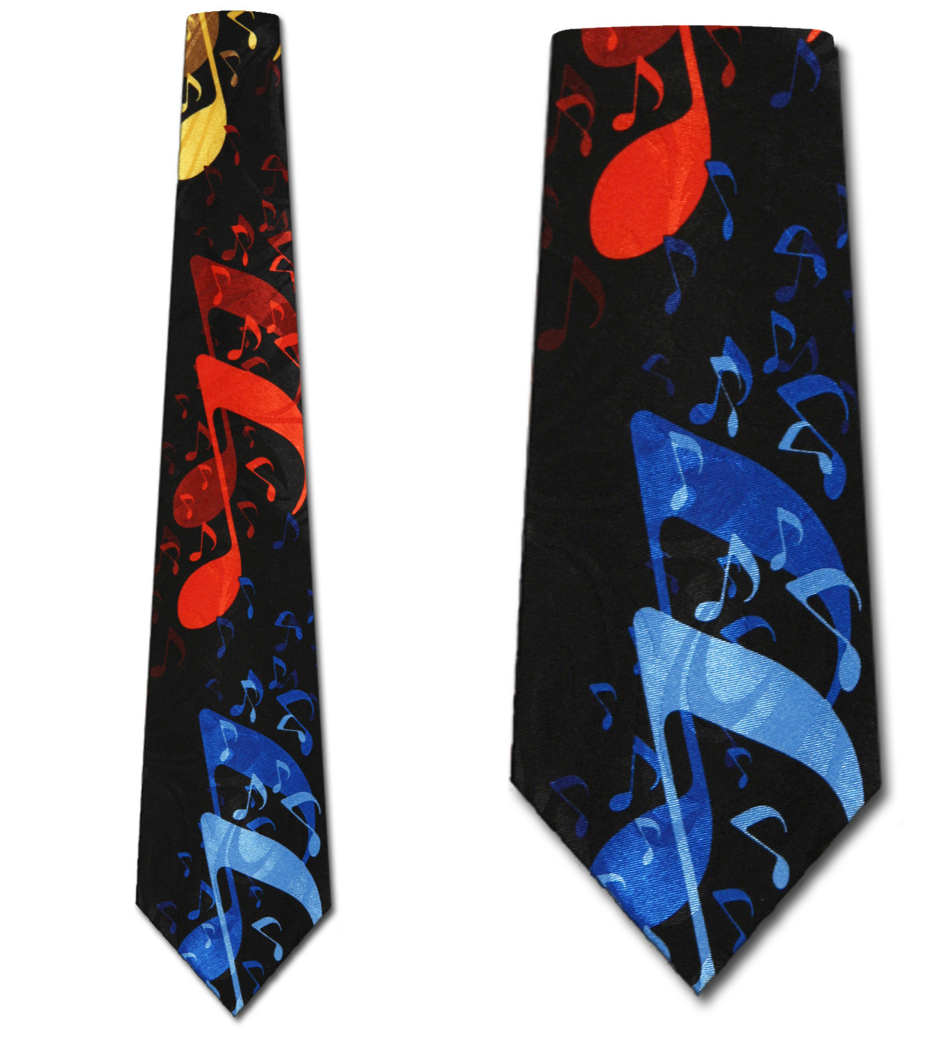 2093-100: Giant Music Notes Tie Musical Neckties by Steven Harris
