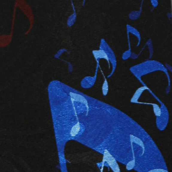 2093-100: Giant Music Notes Tie Musical Neckties by Steven Harris
