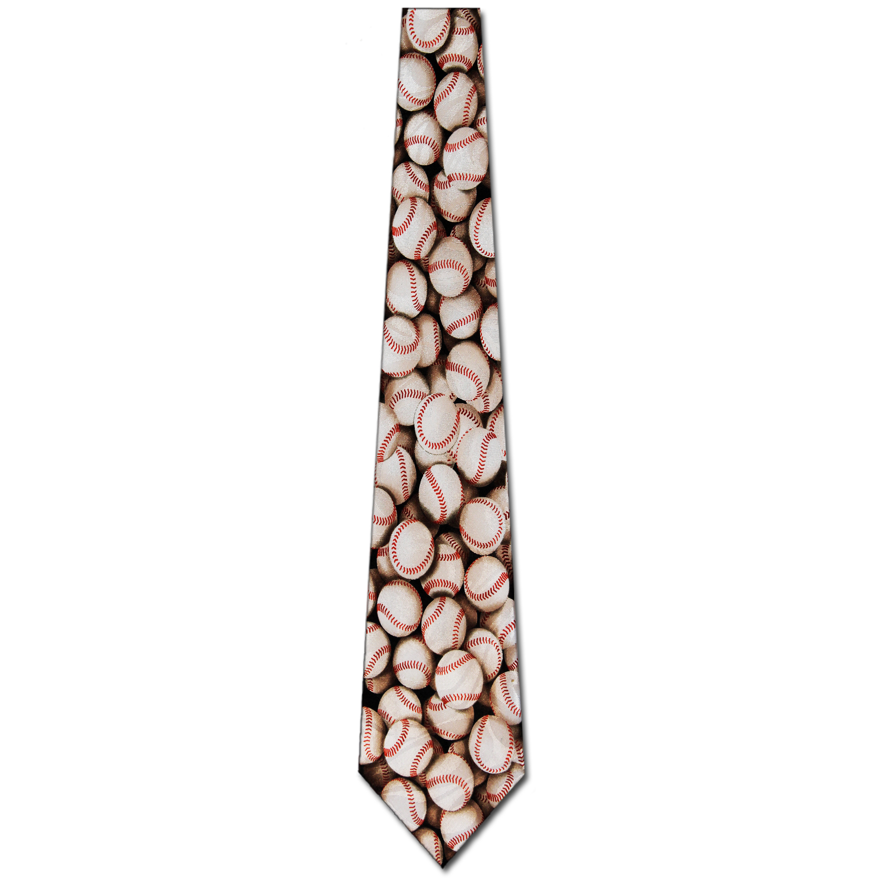 2110-100: Baseballs Tie Mini Baseball Neckties by Steven Harris at Abcties.com