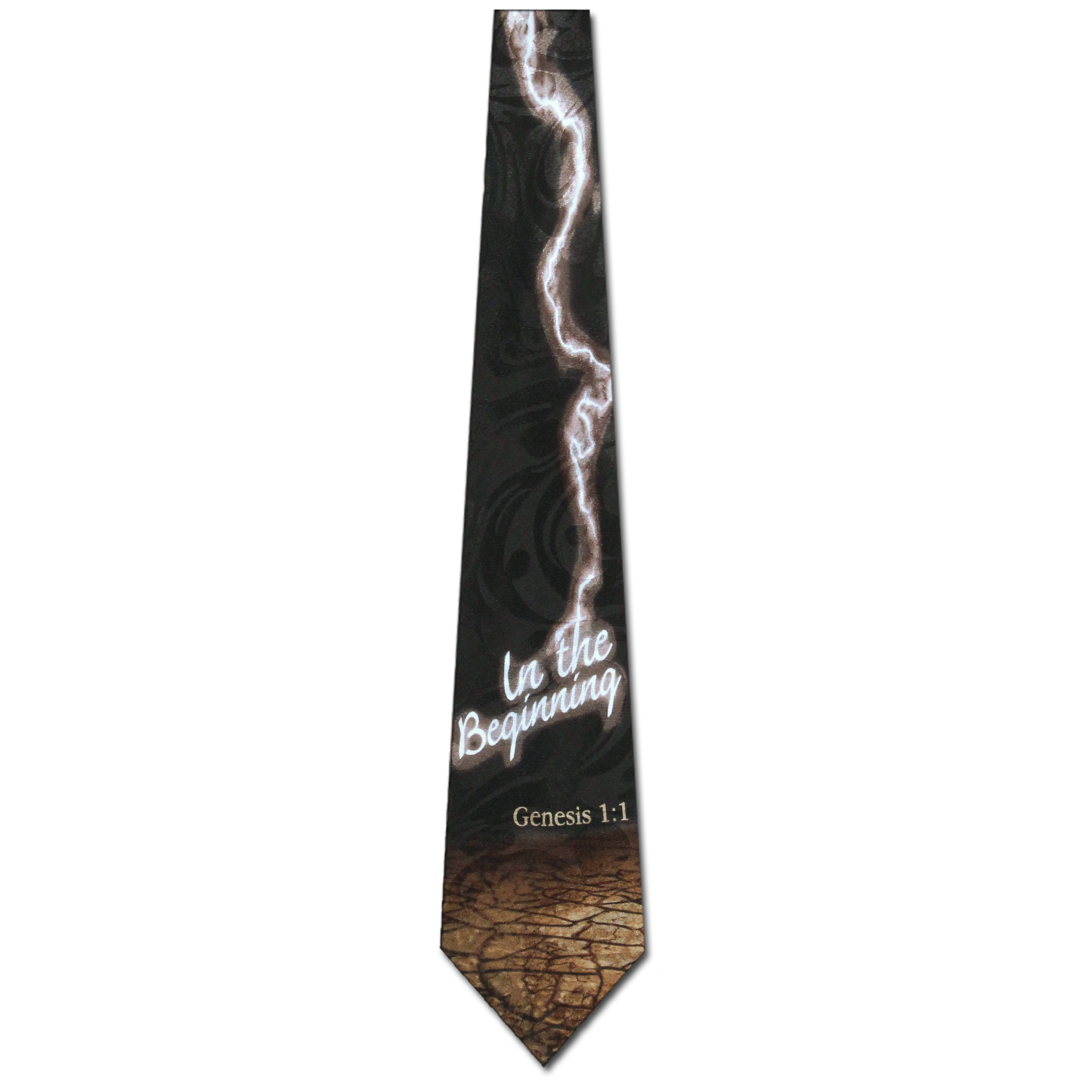 2119-100: Genesis 1 1 Neckties In the Beginning Ties Black by Steven Harris at Abcties.com