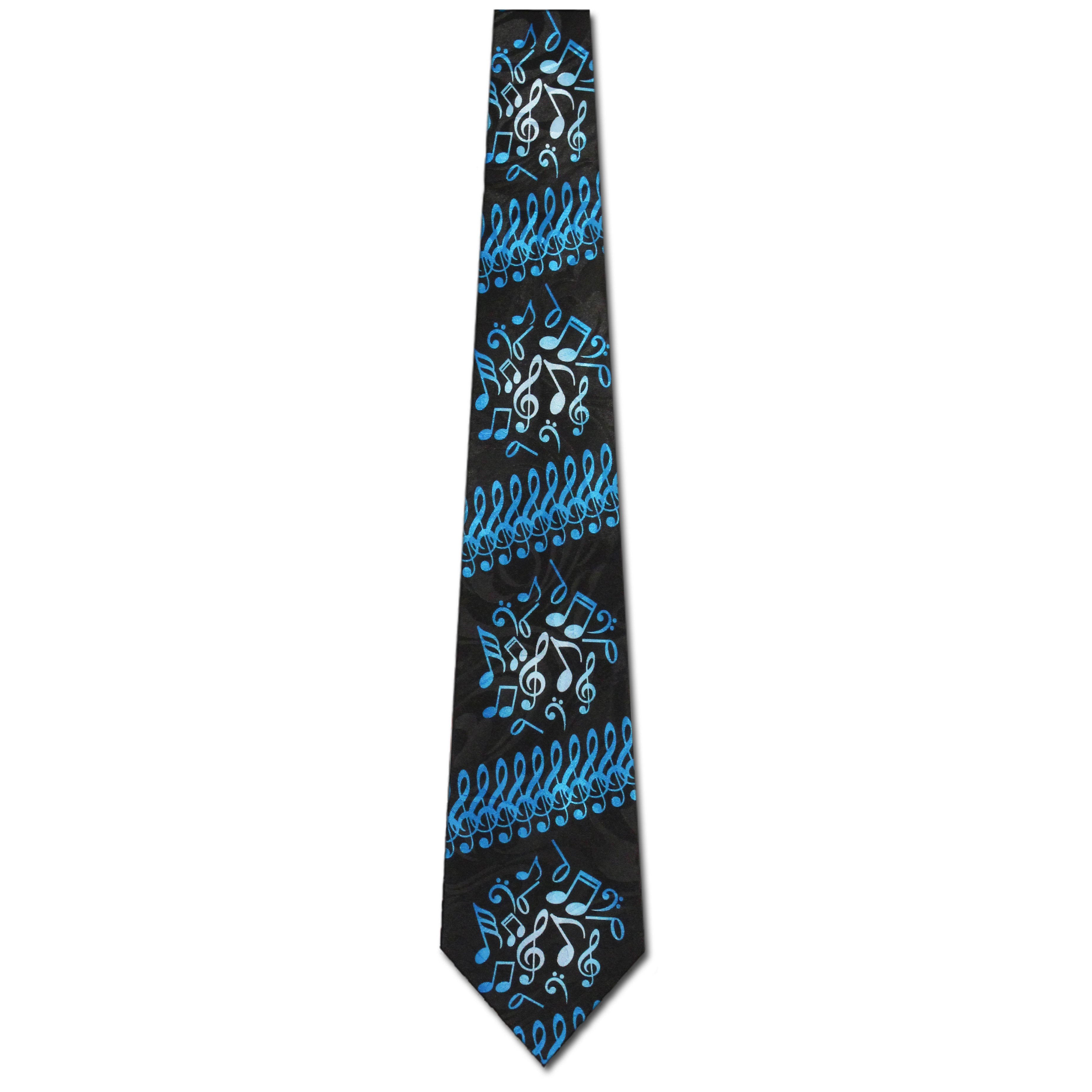 2137-100: Jumbled Music Notes Ties Clefs Necktie by Steven Harris at Abcties.com