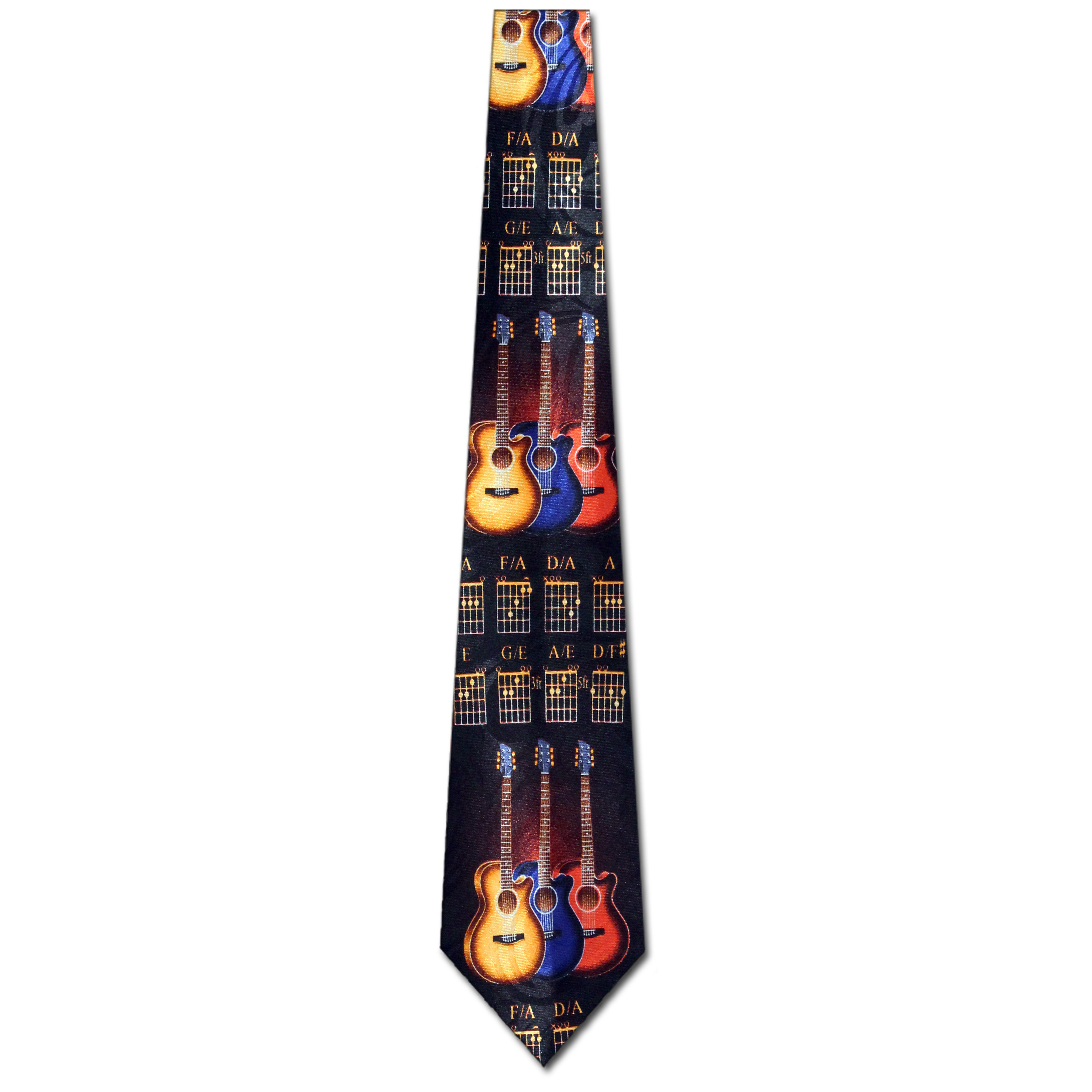 2173-100: Guitar Ties Music Neckties by Steven Harris at Abcties.com
