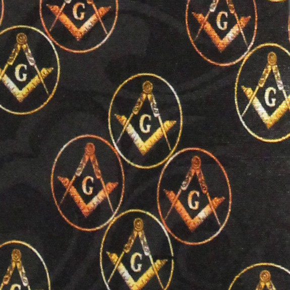 2179-100: Mason Neckties Black Clusters Tie by Steven Harris