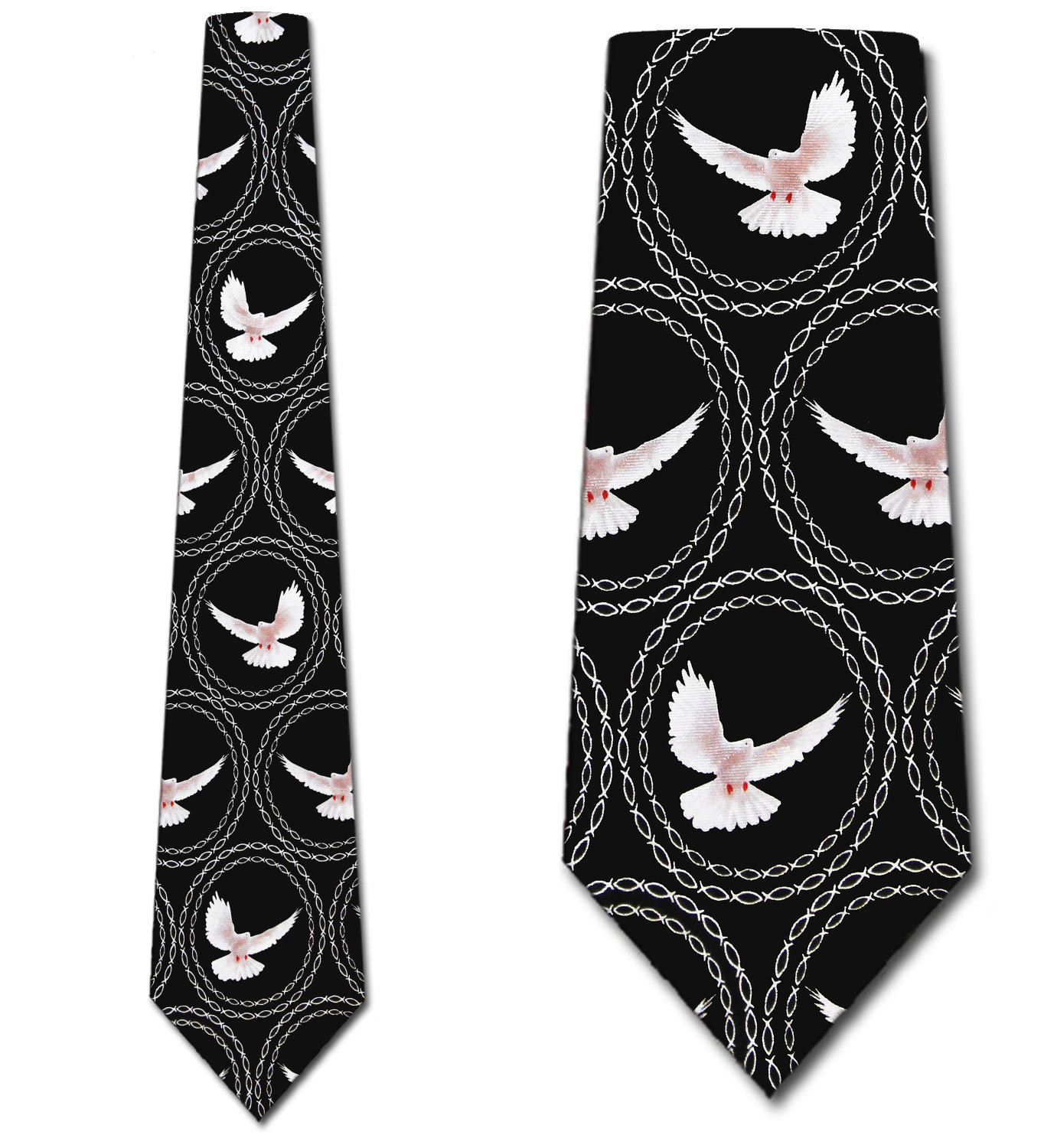 2186-100: Dove Ties Religious Neckties by Steven Harris