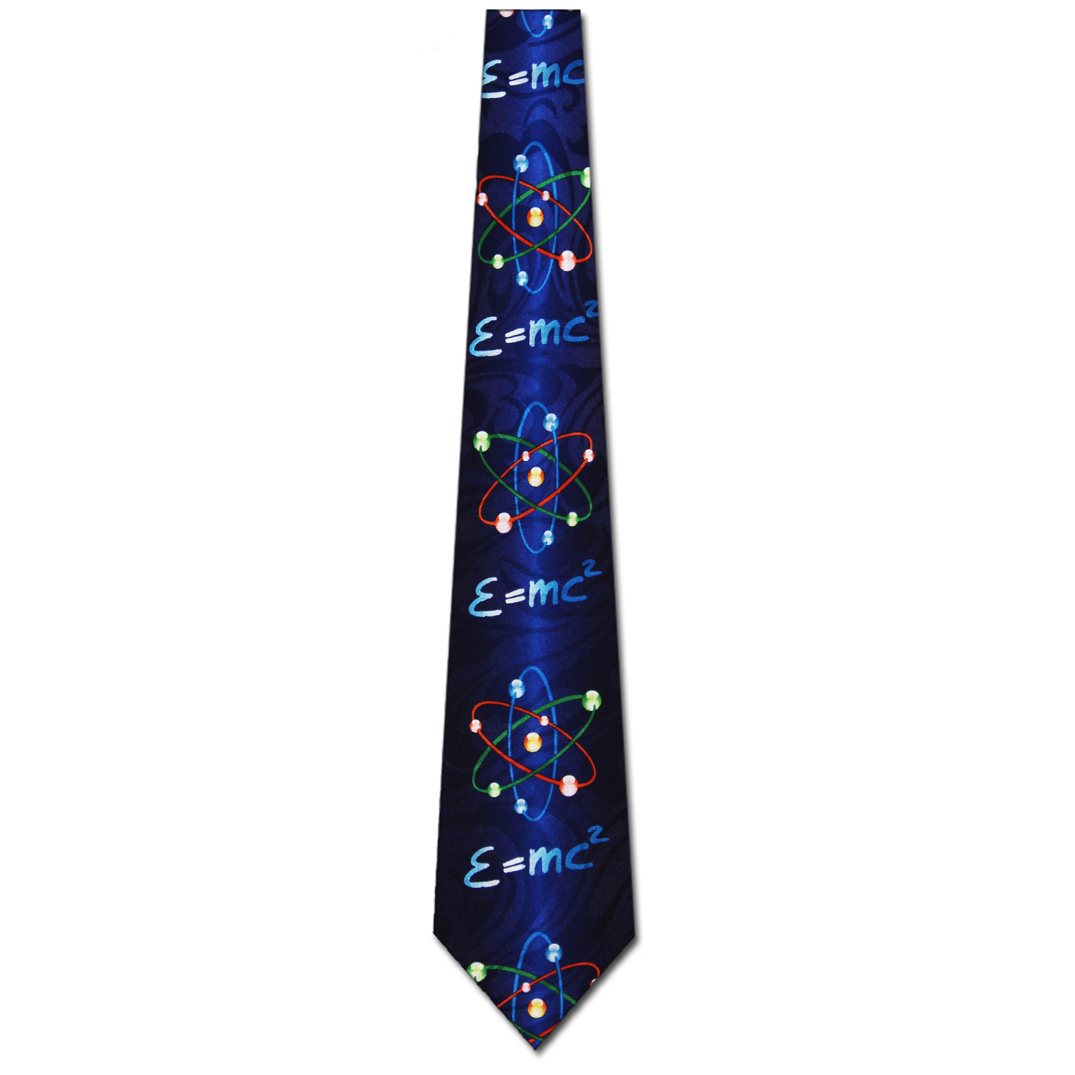 2191-100: Atom Ties E=mc2 Neckties Einstein Science by Steven Harris at Abcties.com