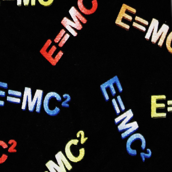 2192-100: E=mc2 Neckties Allover Science Ties by Steven Harris