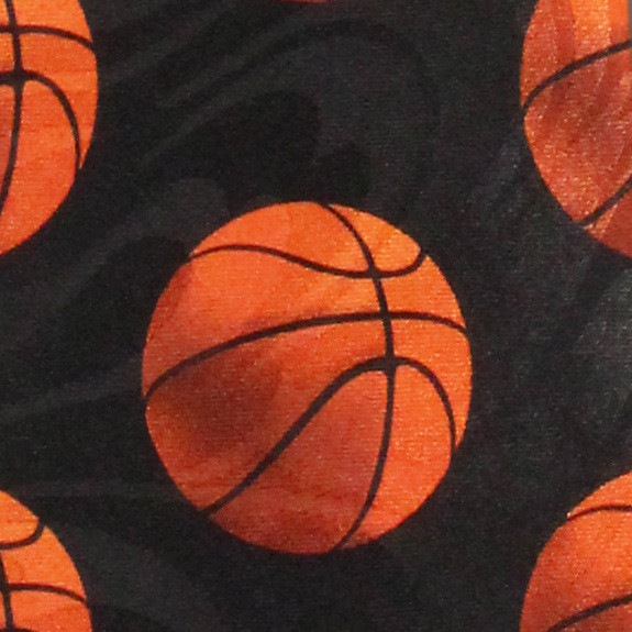 2196-100: Medium Basketballs Allover Tie Basket Ball Neckties by Steven Harris