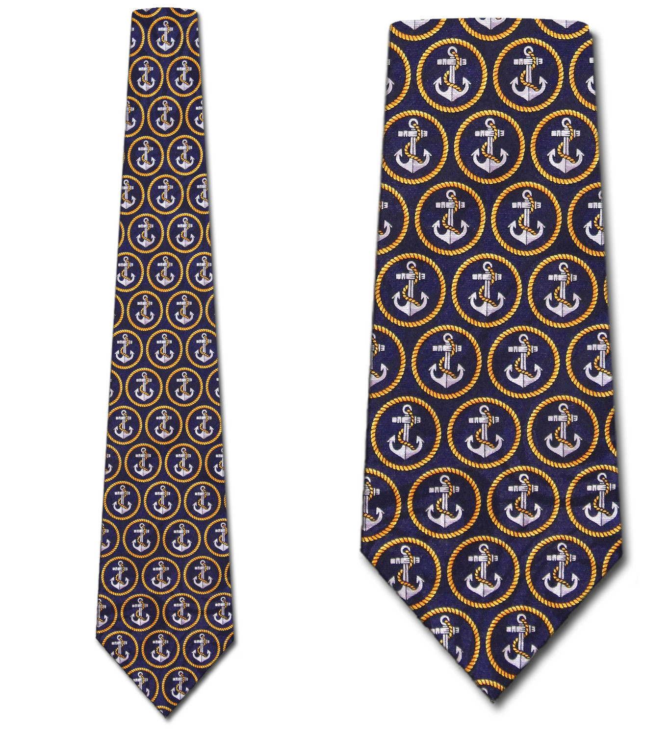 2198-102: Anchor Ties Naval Navy Coast Guard Neckties by Steven Harris
