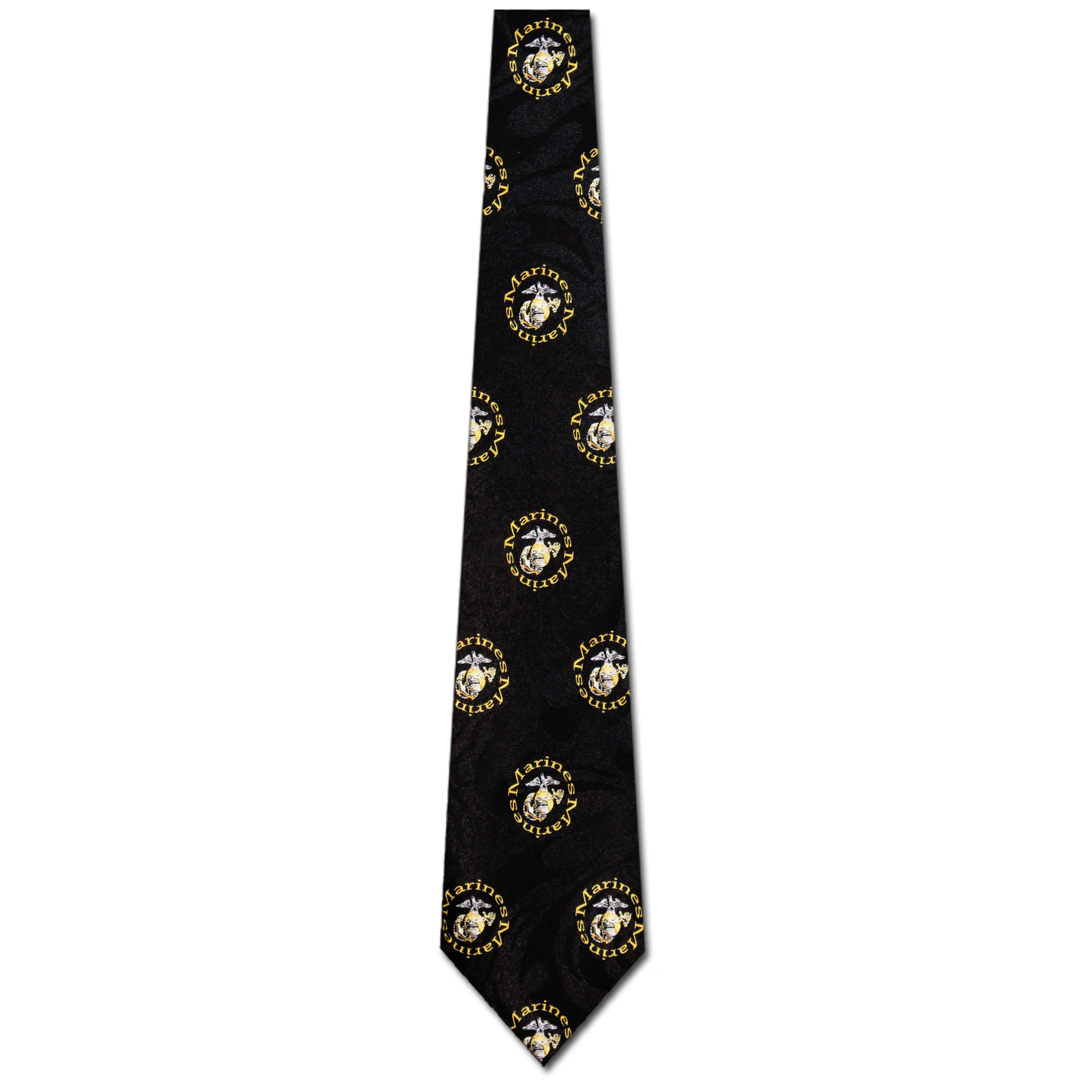 2199-100: Marines Logo Ties Military Marine Neckties by Steven Harris at Abcties.com