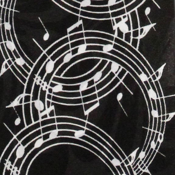 2200-100: Swirling Musical Notes Ties Music Note Neckties by Steven Harris