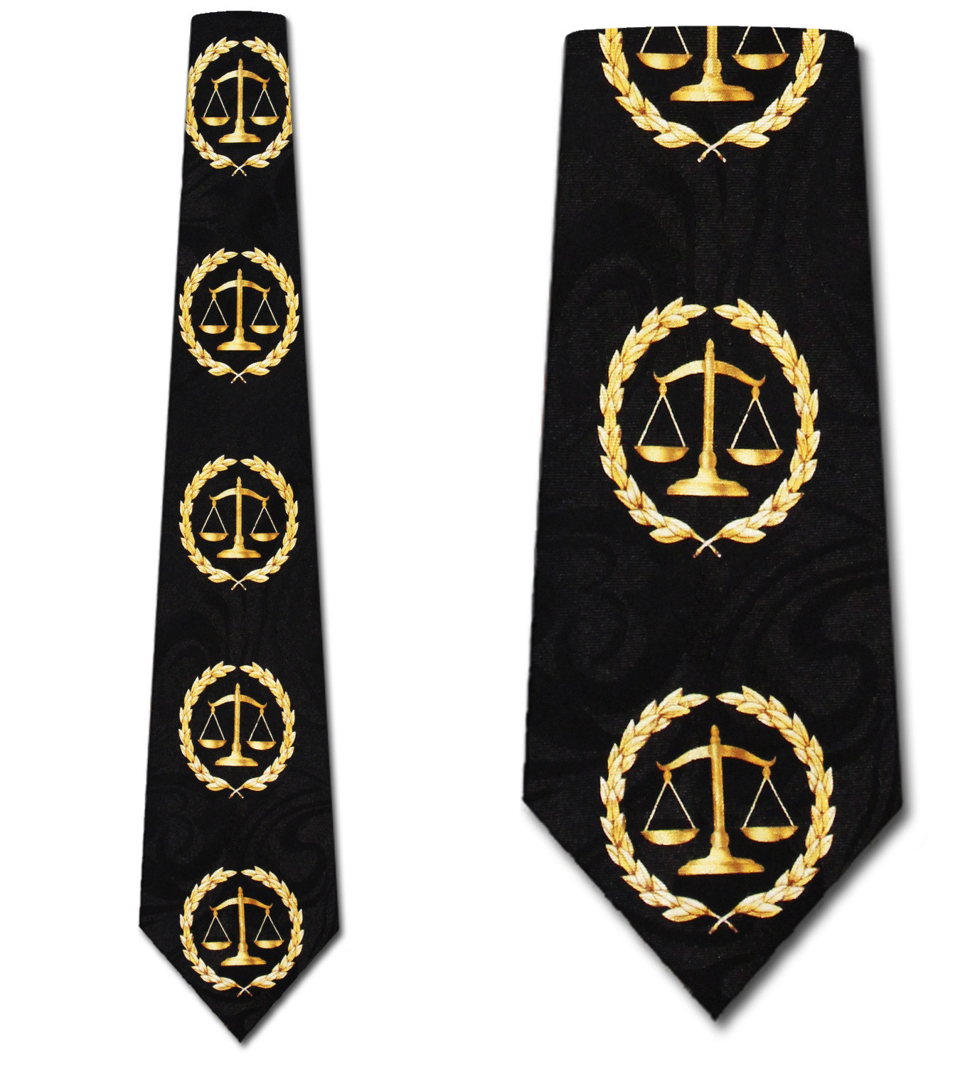 2208-100: Justice Scale Ties Legal Neckties by Steven Harris