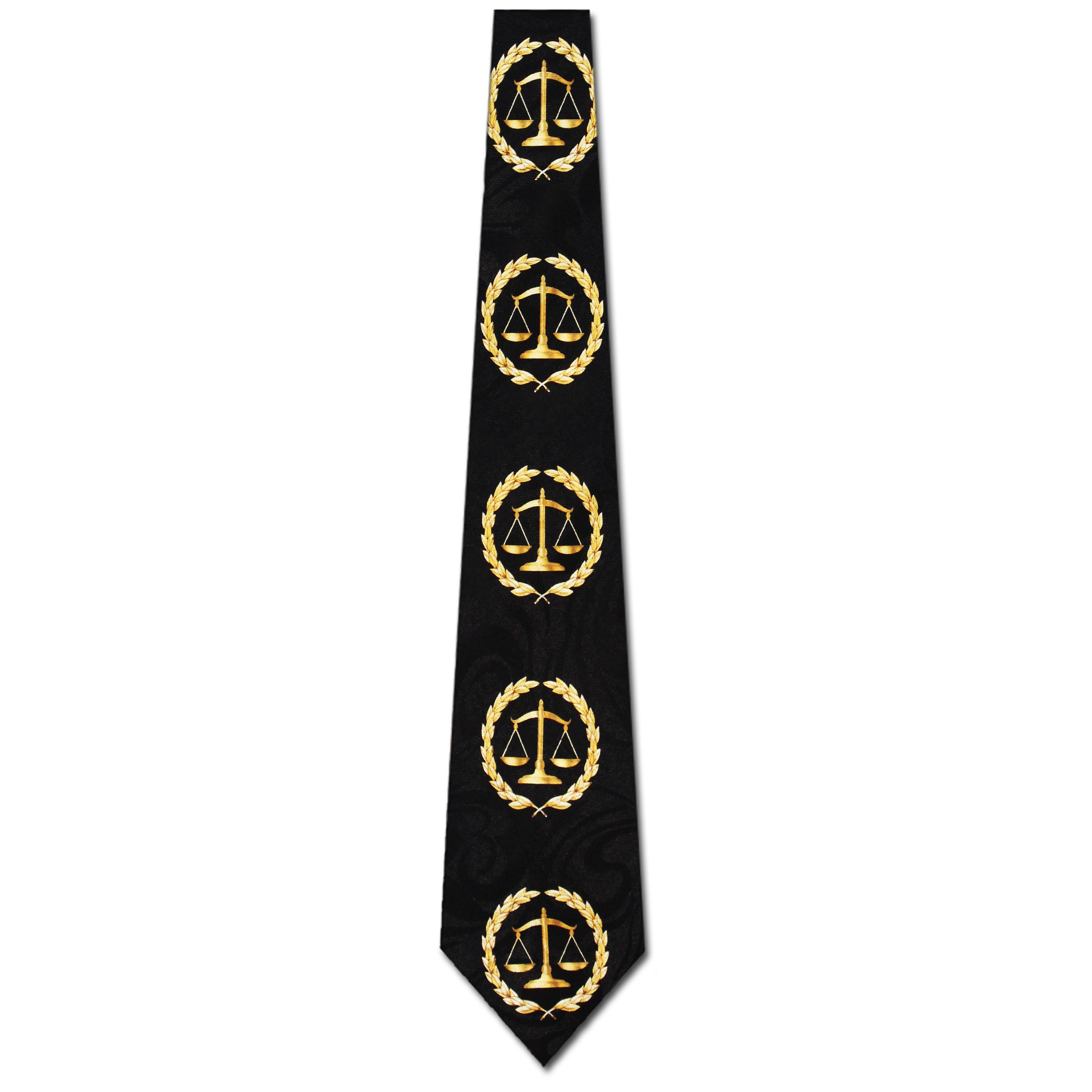 2208-100: Justice Scale Ties Legal Neckties by Steven Harris at Abcties.com