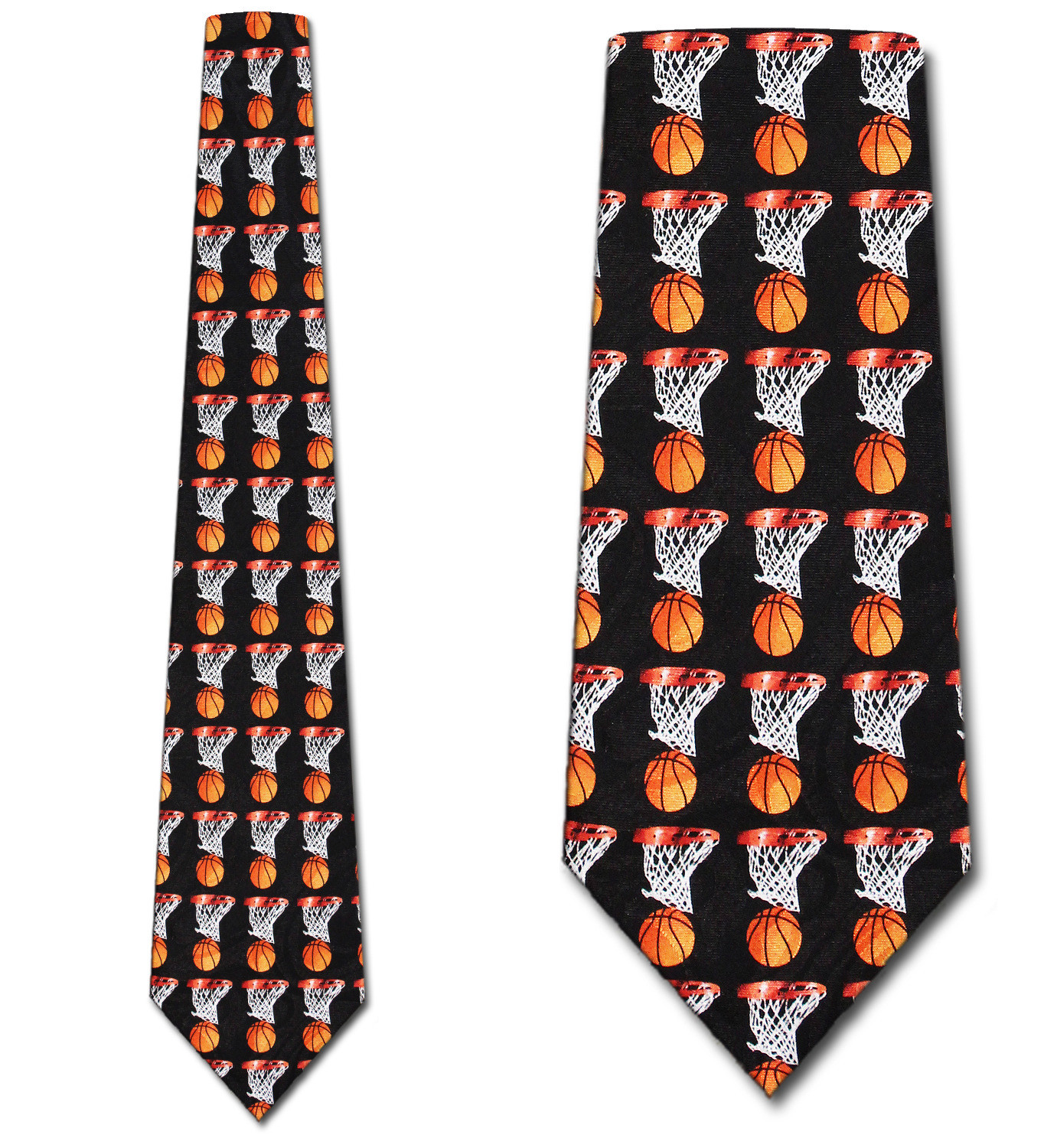 2215-100: Basketball Swish Ties Basket Ball Nets Necktie by Steven Harris