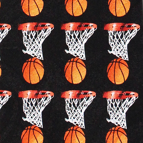 2215-100: Basketball Swish Ties Basket Ball Nets Necktie by Steven Harris