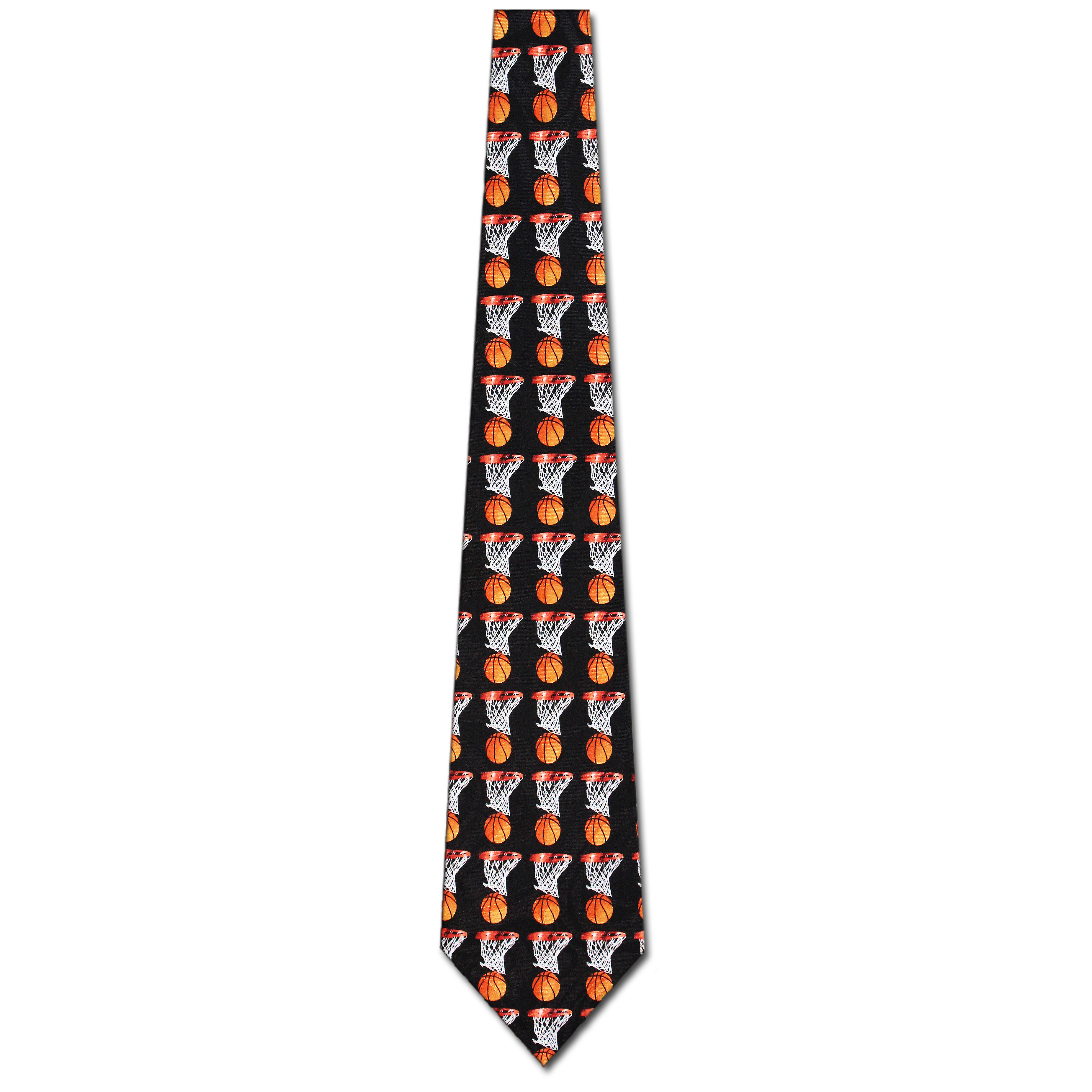 2215-100: Basketball Swish Ties Basket Ball Nets Necktie by Steven Harris at Abcties.com