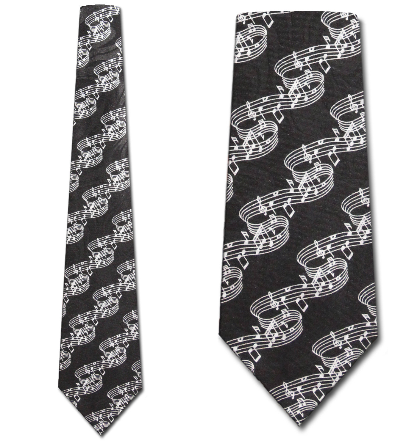 2220-100: Waving Music Notes Ties Musical Note Neckties by Steven Harris