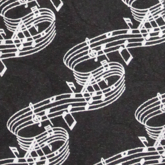 2220-100: Waving Music Notes Ties Musical Note Neckties by Steven Harris