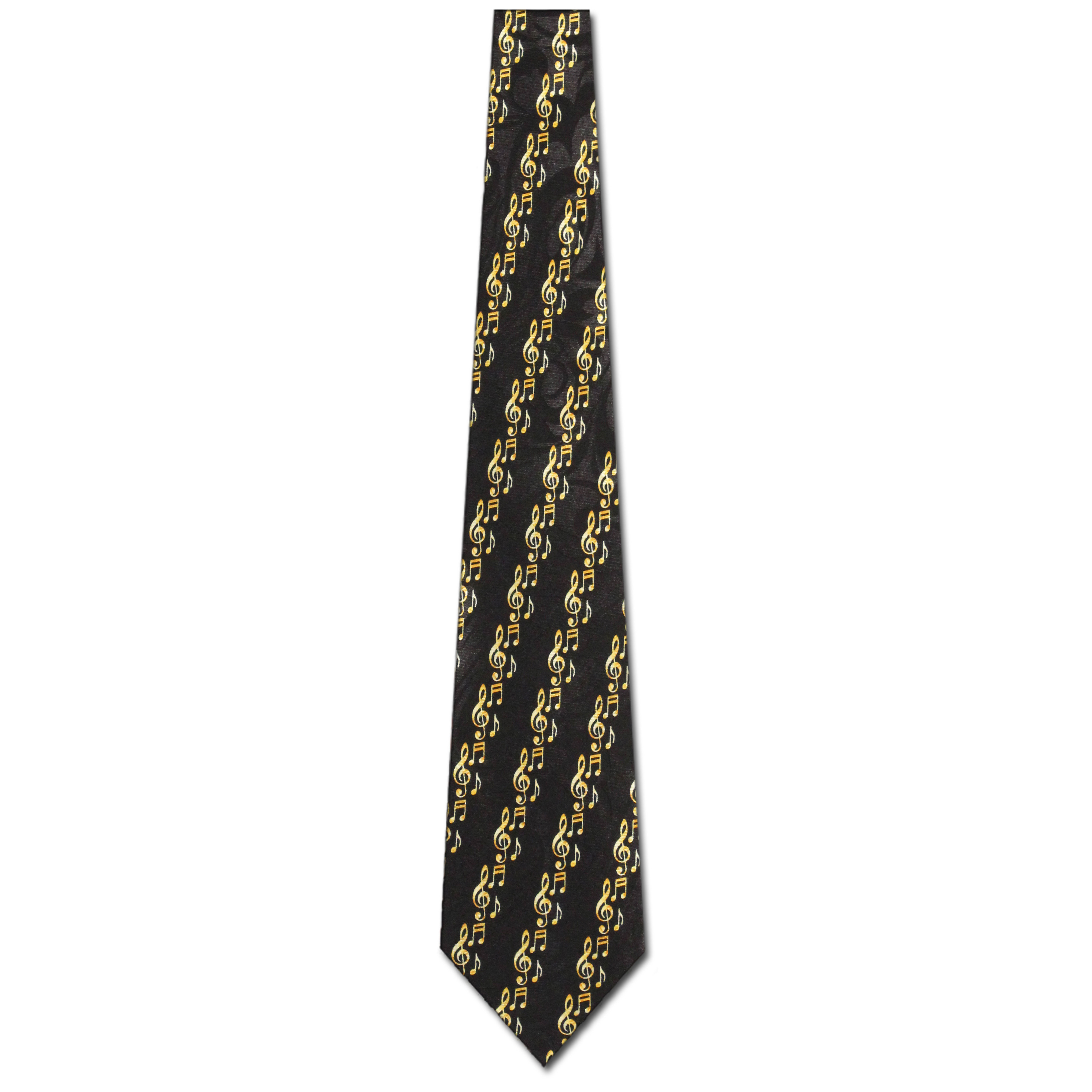 2222-100: Music Notes Diagonal Stripe Ties Musical Note Neckties by Steven Harris at Abcties.com