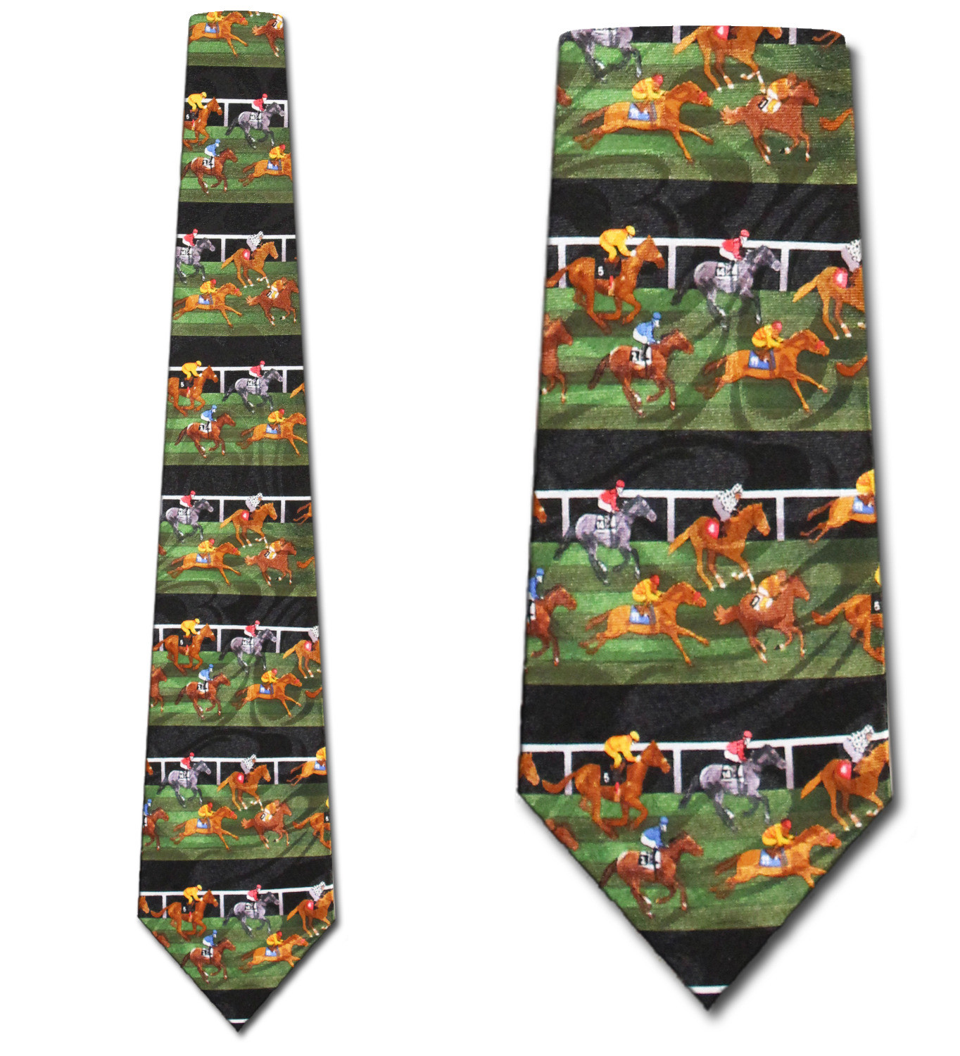 2224-100: Horse Racing Ties Race Track Neckties by Steven Harris