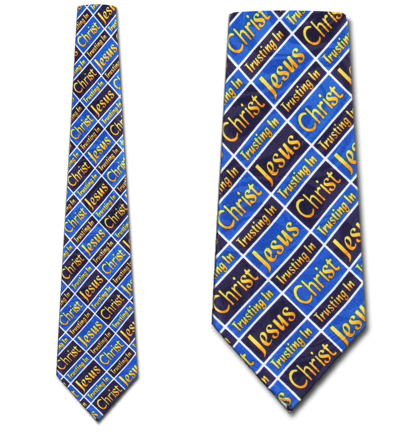 2231-100: Jesus Christ Ties Trusting in God Neckties by Steven Harris