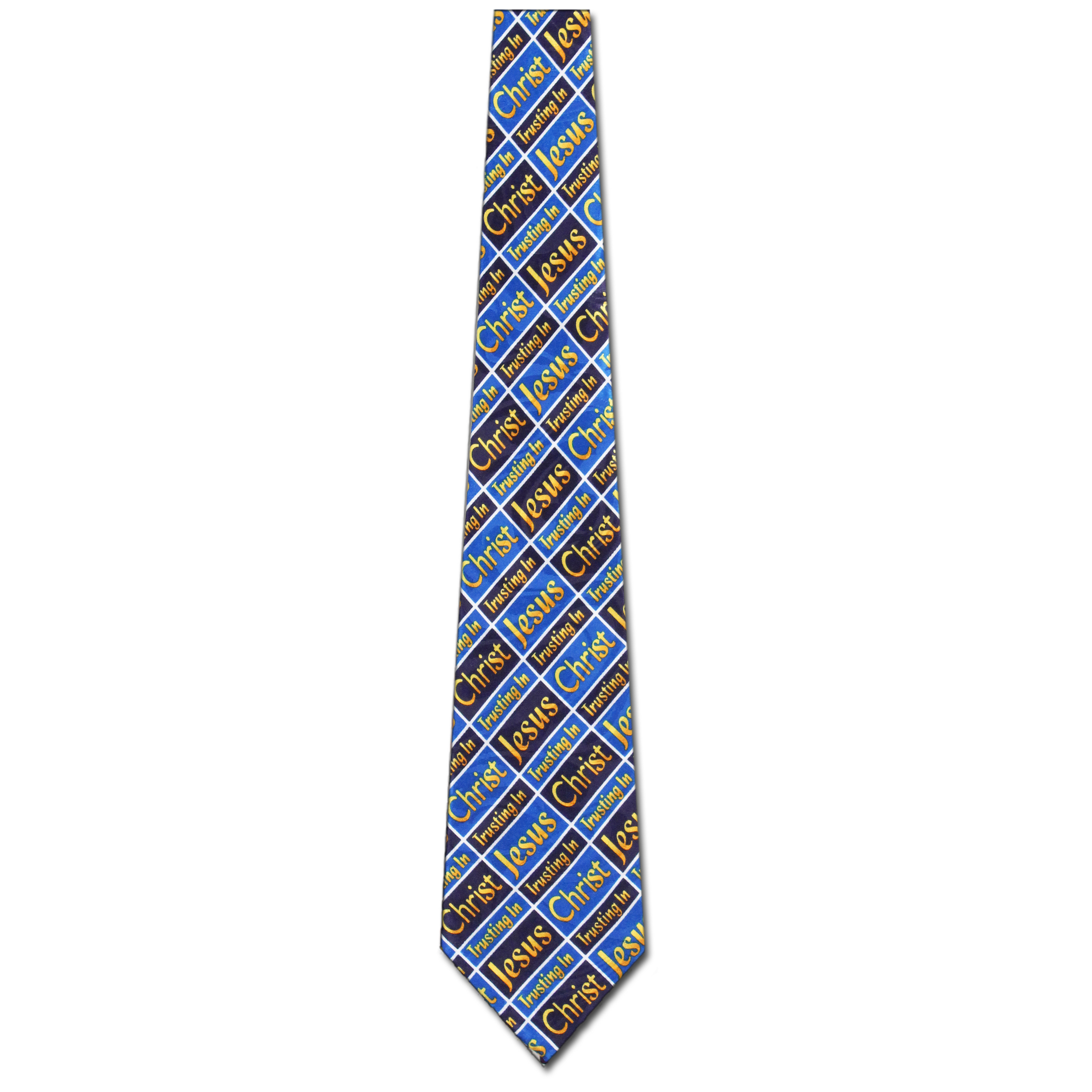 2231-100: Jesus Christ Ties Trusting in God Neckties by Steven Harris at Abcties.com