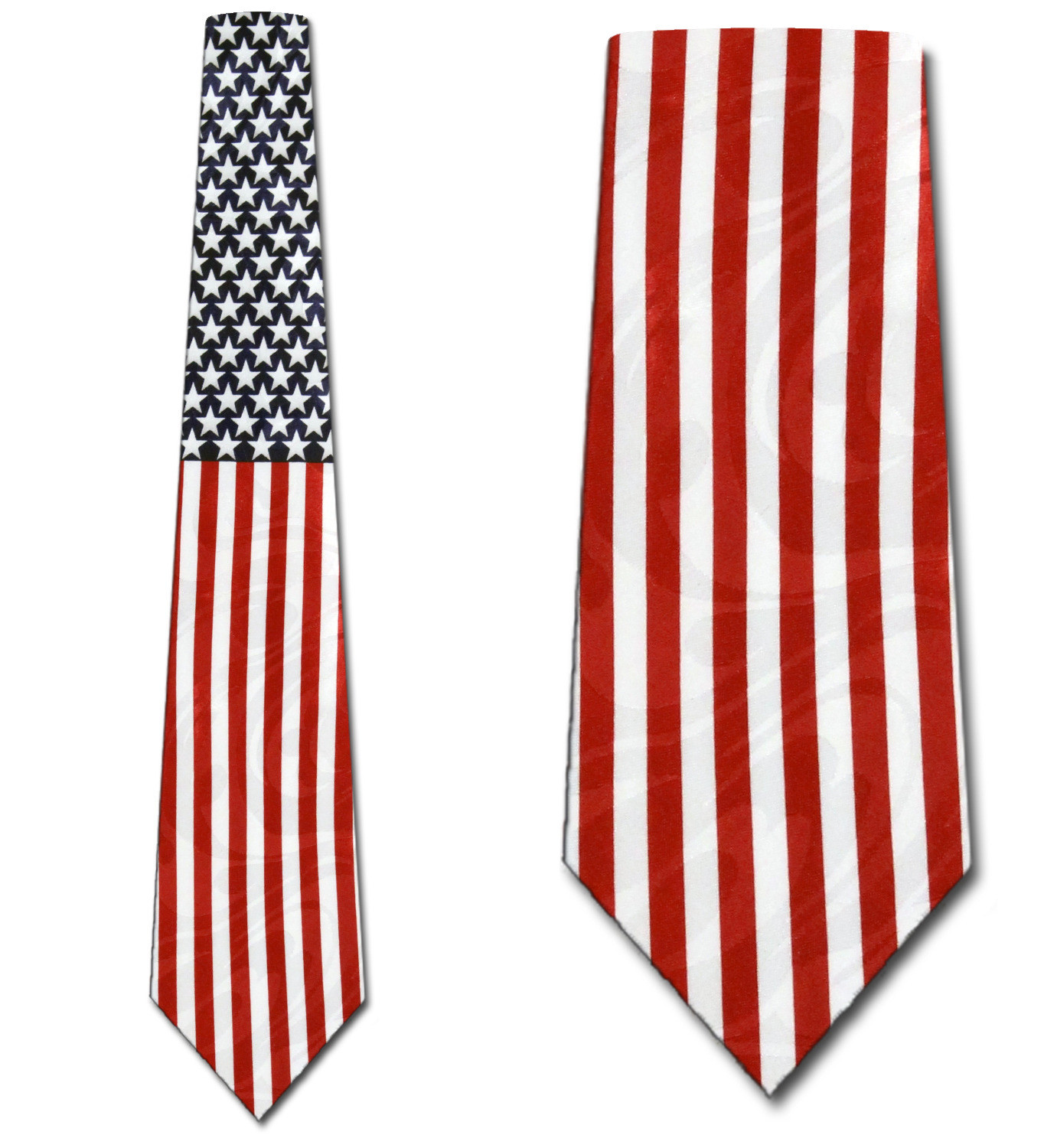 2239-100: USA Flag Neckties American Flag Ties by Steven Harris