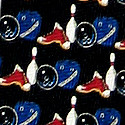 2280-100: Mini Bowling Ties Pins Balls Neckties by Steven Harris