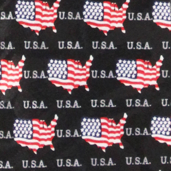 2313: USA American Flag Map Ties Flags US Necktie by Steven Harris