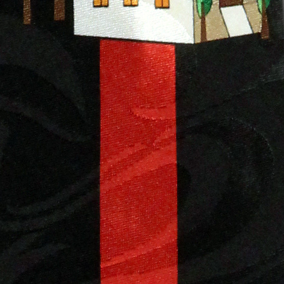 2318-100: Little Church Neckties Big Cross Tie Black by Steven Harris at Abcties.com