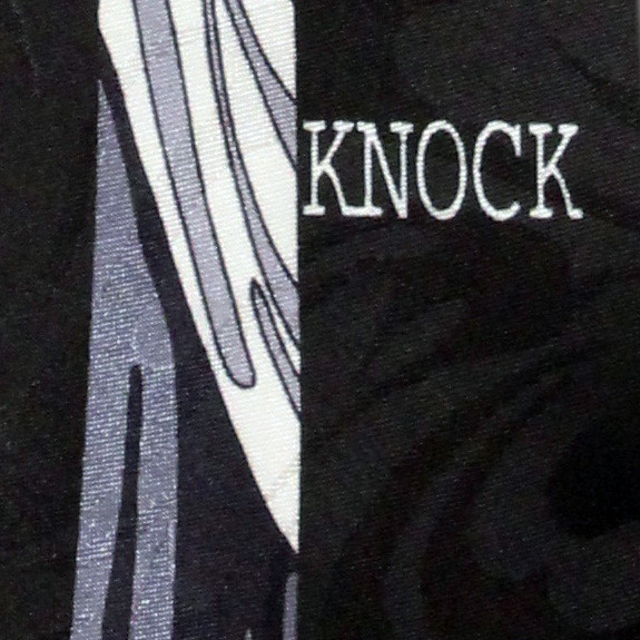 2320-100: Knock Knock Ties Its Jesus Door Neckties Black by Steven Harris at Abcties.com