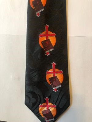 2331-100: Bible Neckties Religious Cross Ties Black by Steven Harris at Abcties.com