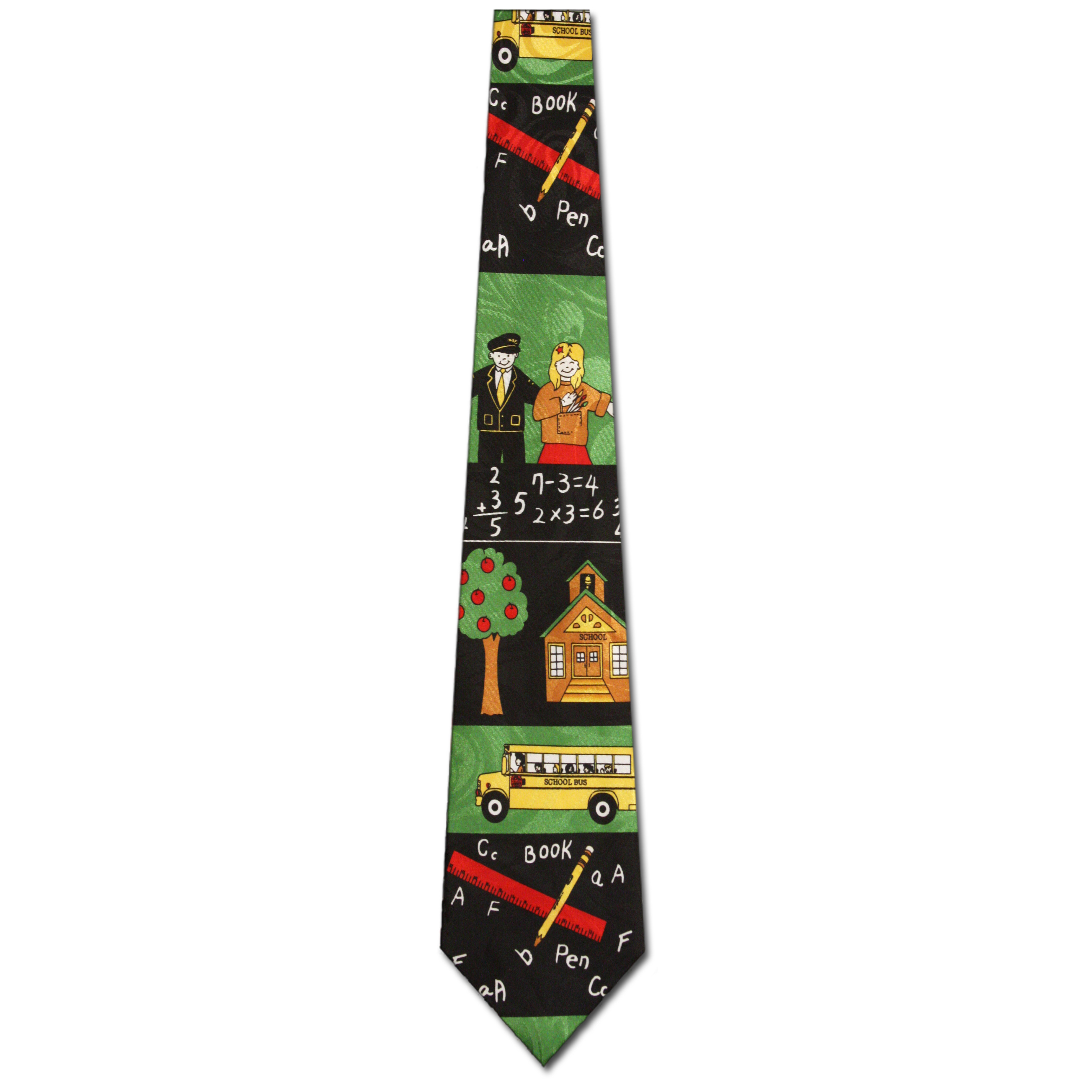 2351-100: Teacher Icon Ties School Education Neckties  by Steven Harris at Abcties.com