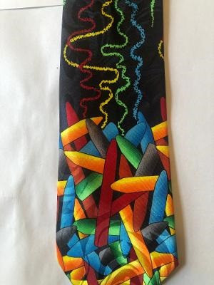 2352-100: Crayon Ties Child Education Teacher Neckties by Steven Harris