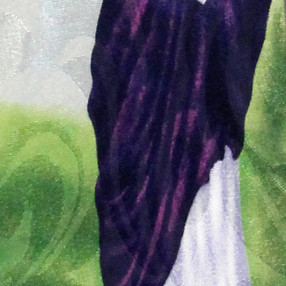 2359-100: Jesus with Sparrows Ties Not one will fall to the Ground Neckties Black by Steven Harris at Abcties.com