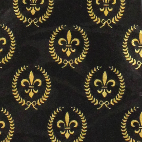 2403-100: Small Fleur De Lis Wreaths Ties New Orleans Neckties by Steven Harris