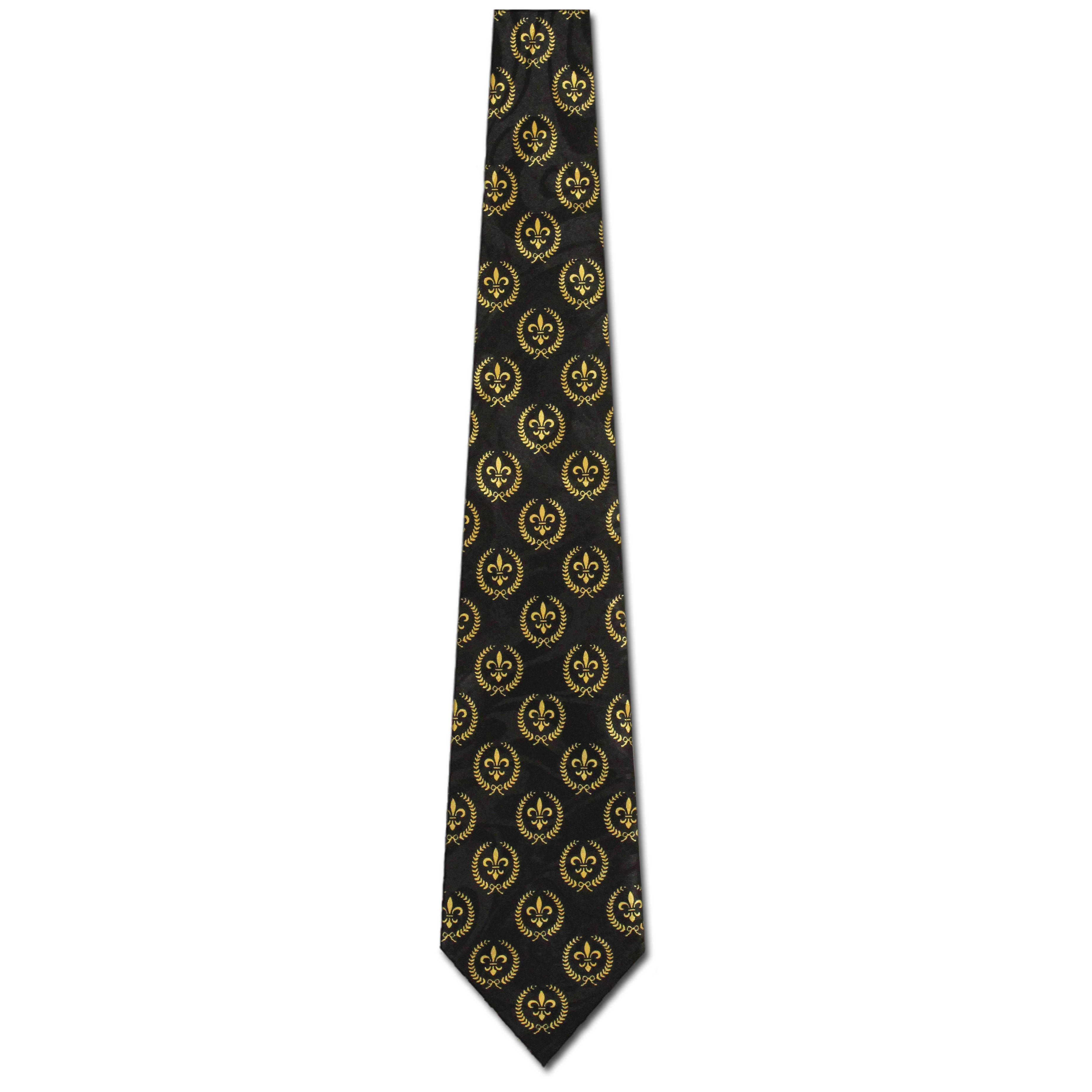 2403-100: Small Fleur De Lis Wreaths Ties New Orleans Neckties by Steven Harris at Abcties.com