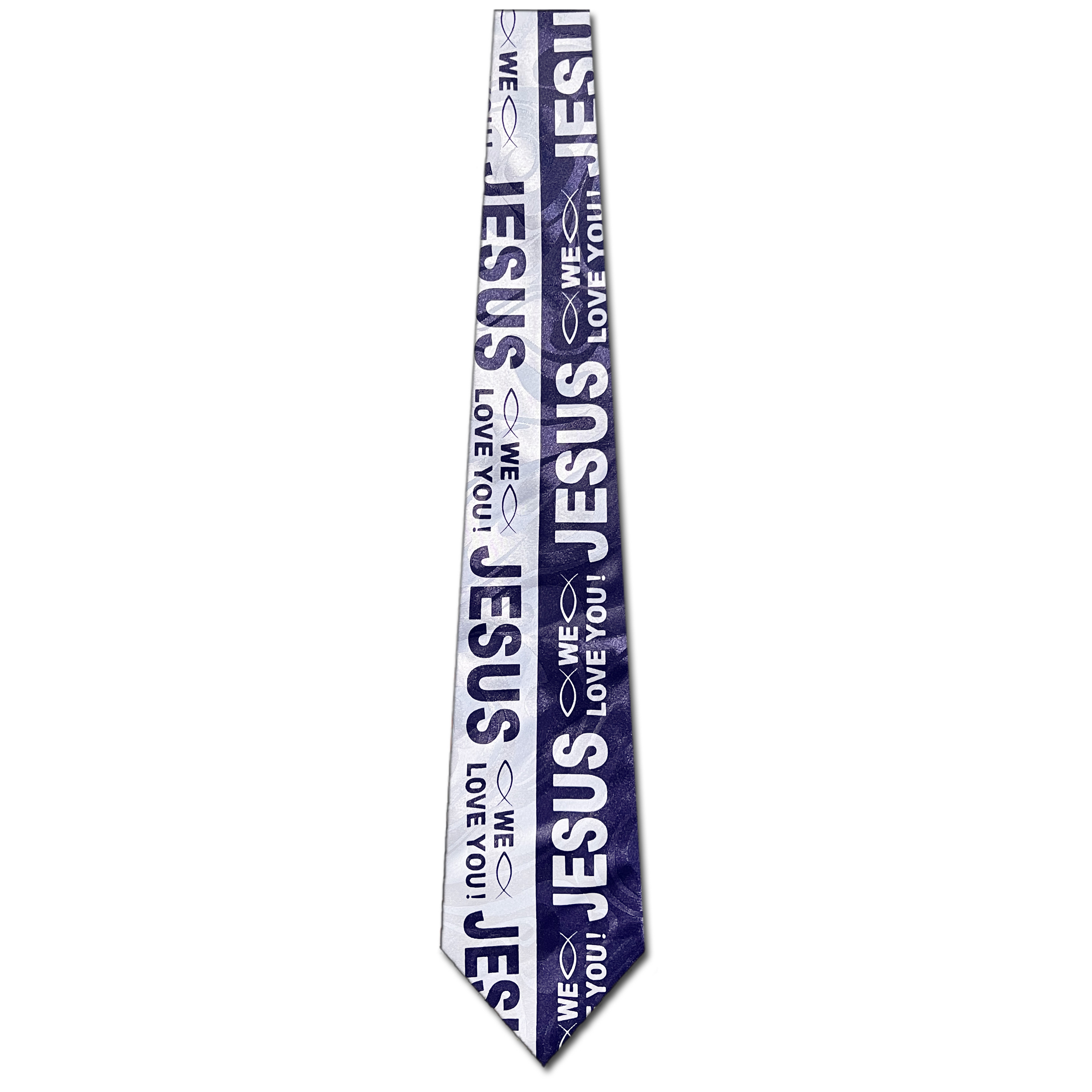 2449-102: We Love You Ties Jesus Neckties Navy by Steven Harris at Abcties.com