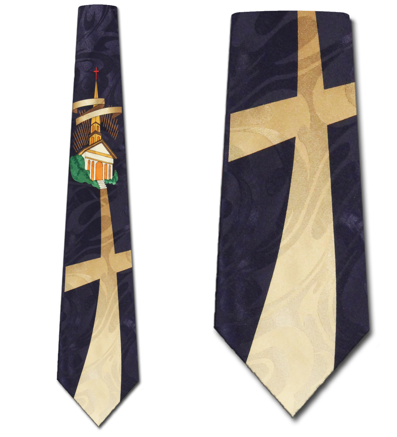 2463-102: Church is the Path Ties Inspirational Neckties by Steven Harris at Abcties.com
