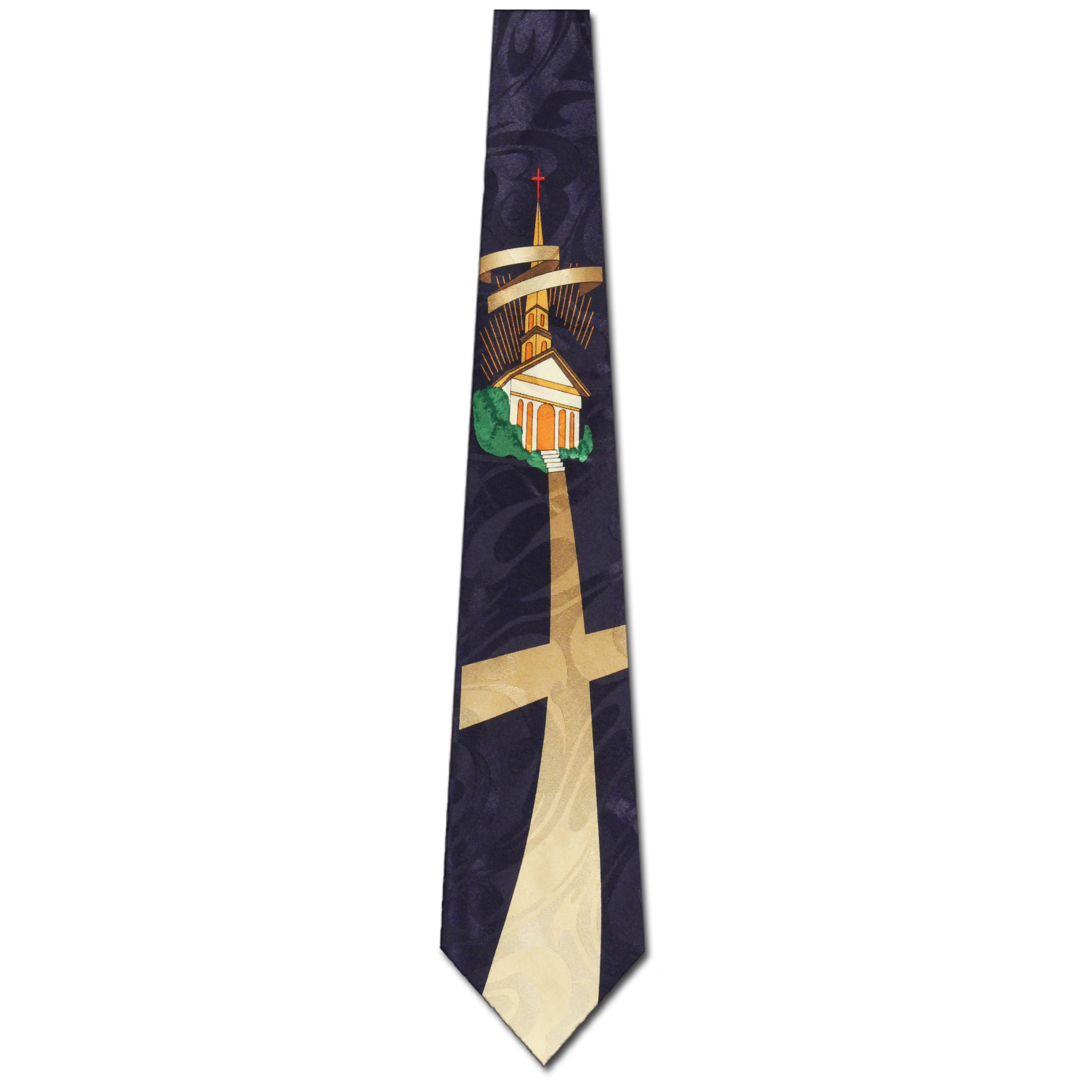 2463-102: Church is the Path Ties Inspirational Neckties by Steven Harris at Abcties.com