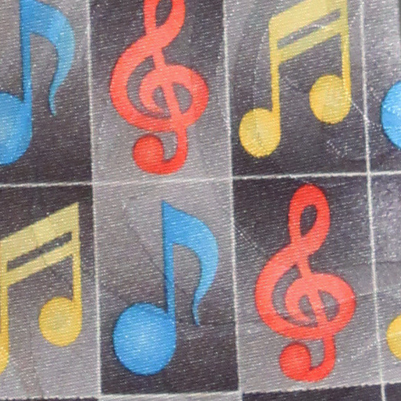 2465-100: Rainbow Checkered Notes Tie Music Note Neckties by Steven Harris at Abcties.com