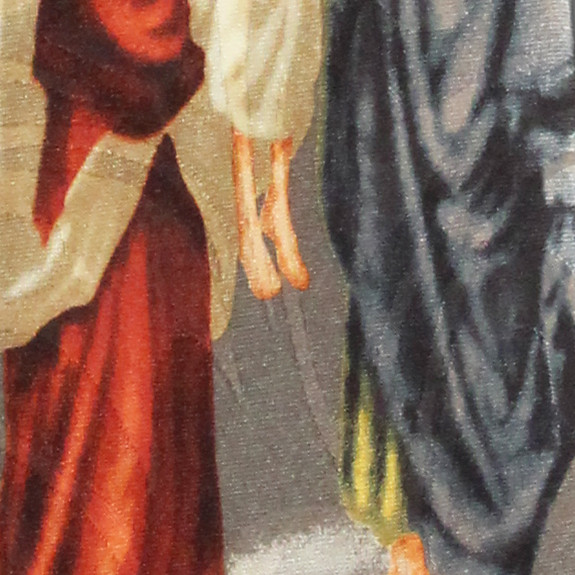 2473-100: Joseph Mary and Baby Jesus Ties Christian Neckties Black by Steven Harris at Abcties.com