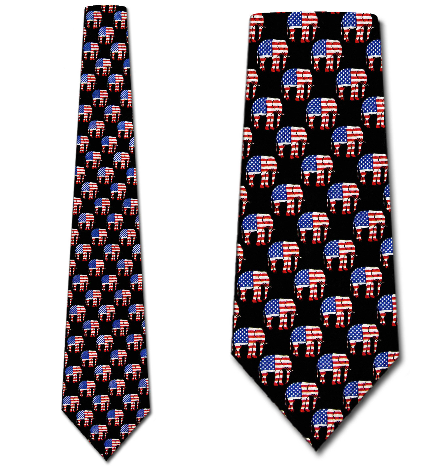 2484-100: Republican Elephant Ties GOP Neckties by Steven Harris