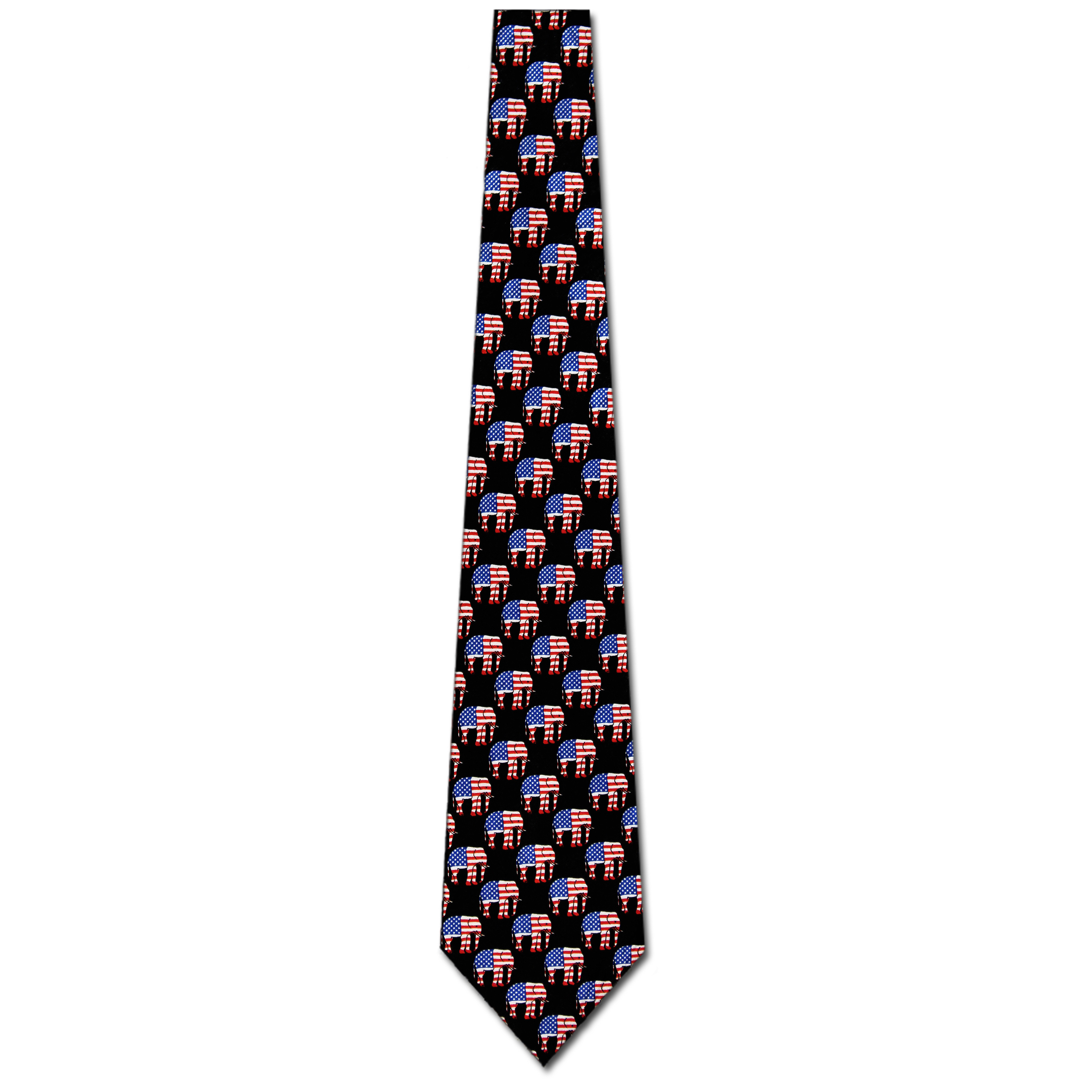 2484-100: Republican Elephant Ties GOP Neckties by Steven Harris at Abcties.com
