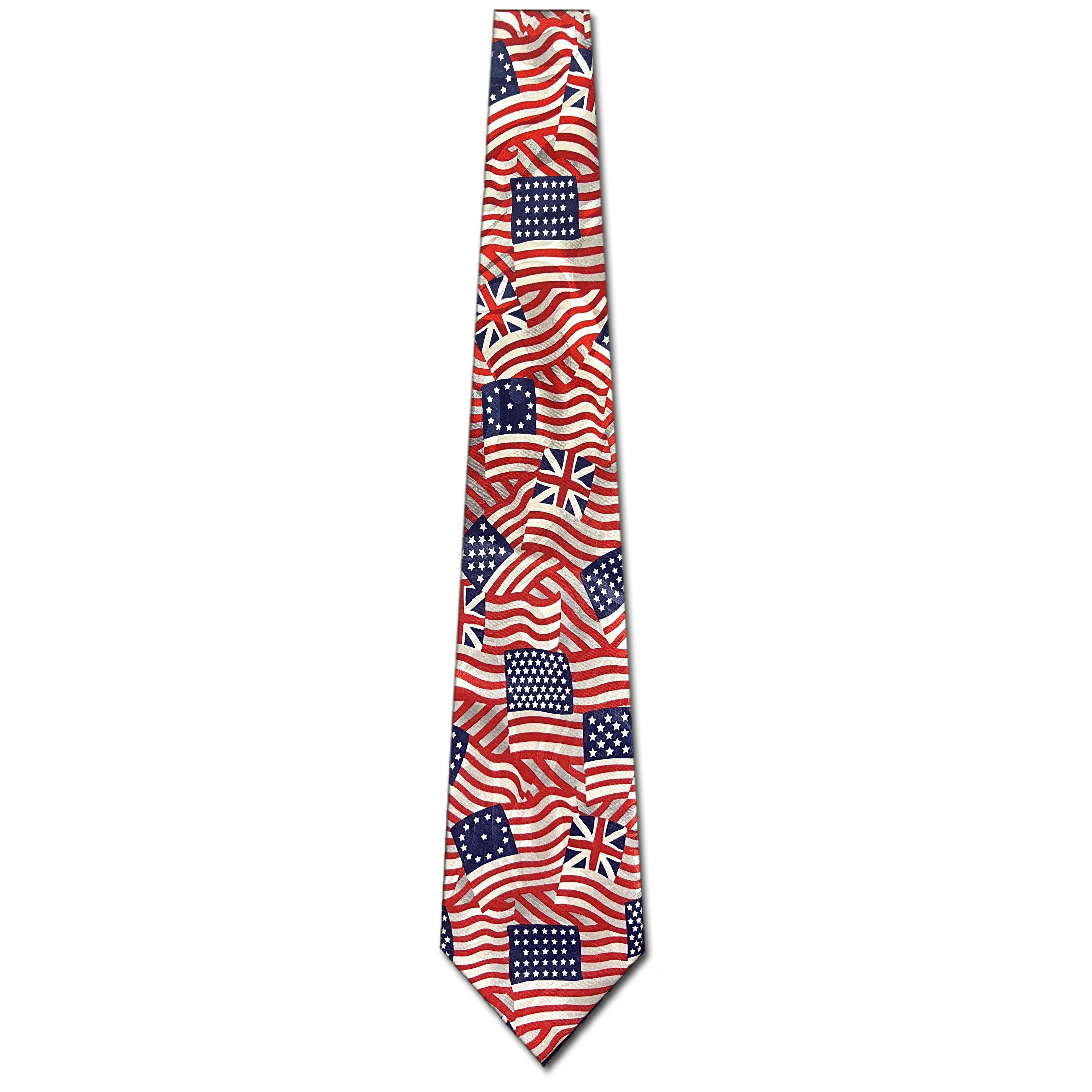 2491-100: Colonial US Flag Ties Historic American Flag Necktie Navy by Steven Harris at Abcties.com