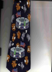 2600-100: Stock Market Ties Trader Floor Necktie by Steven Harris